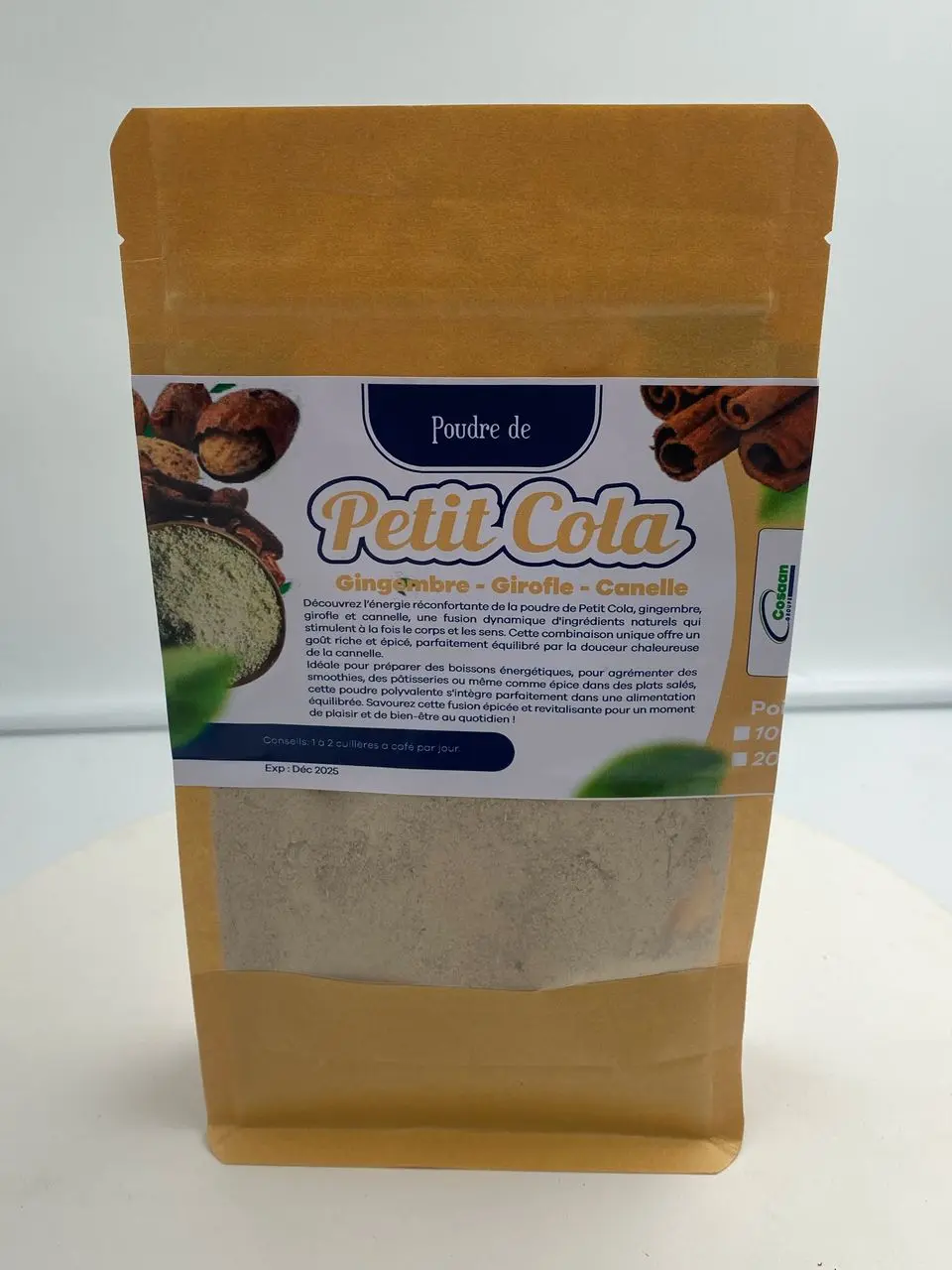 Poudre de Petit Cola-Gingembre-Girofle-Cannelle 200g