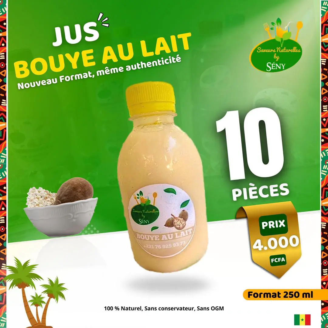 Jus de bouye au lait 10pcs