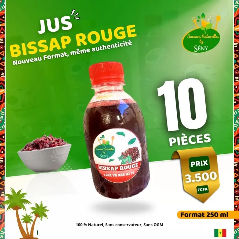 Jus Bissap Rouge 10pcs