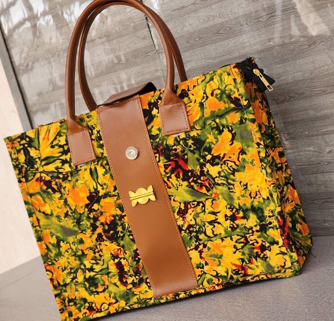 sac à main Toile Imprimé Floral Soleil et Terre