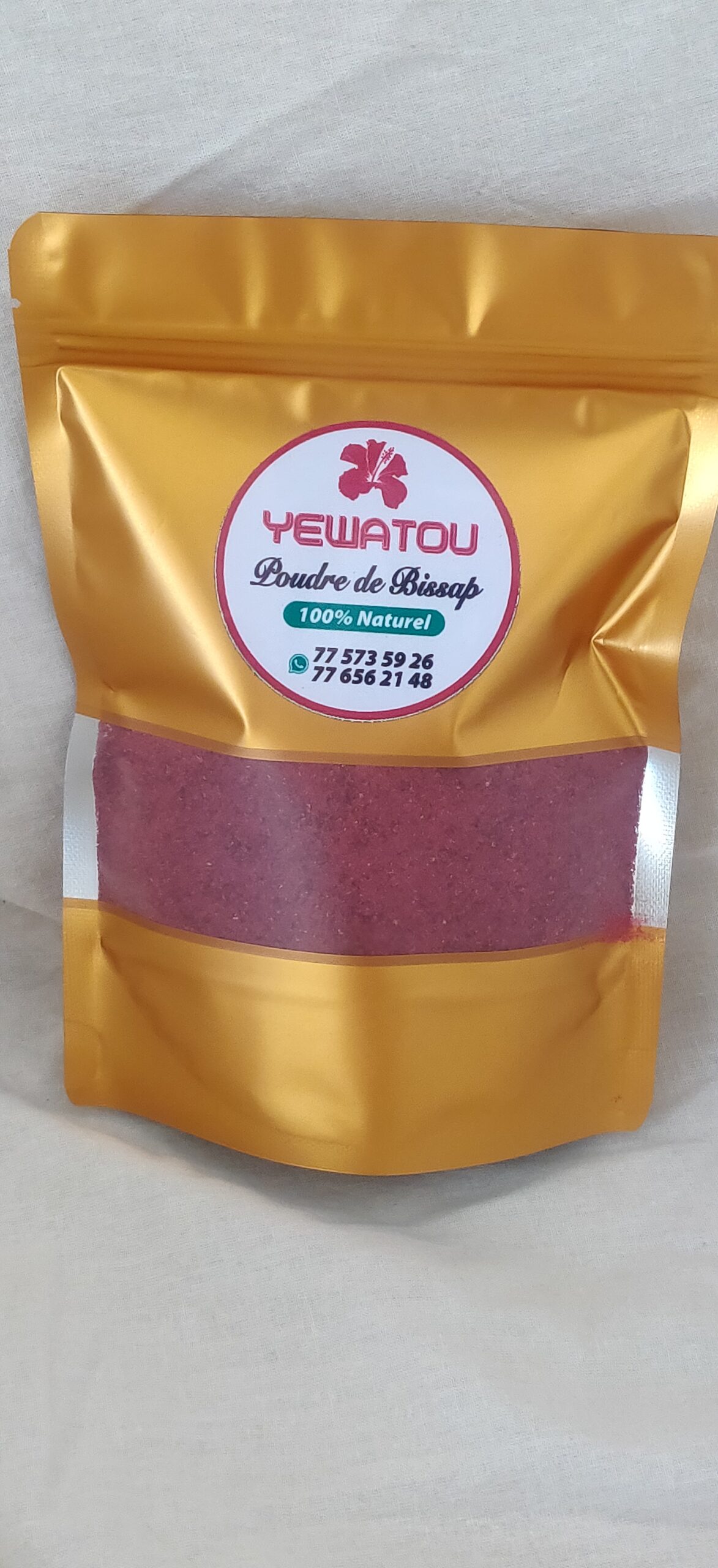 Poudre de bissap rouge