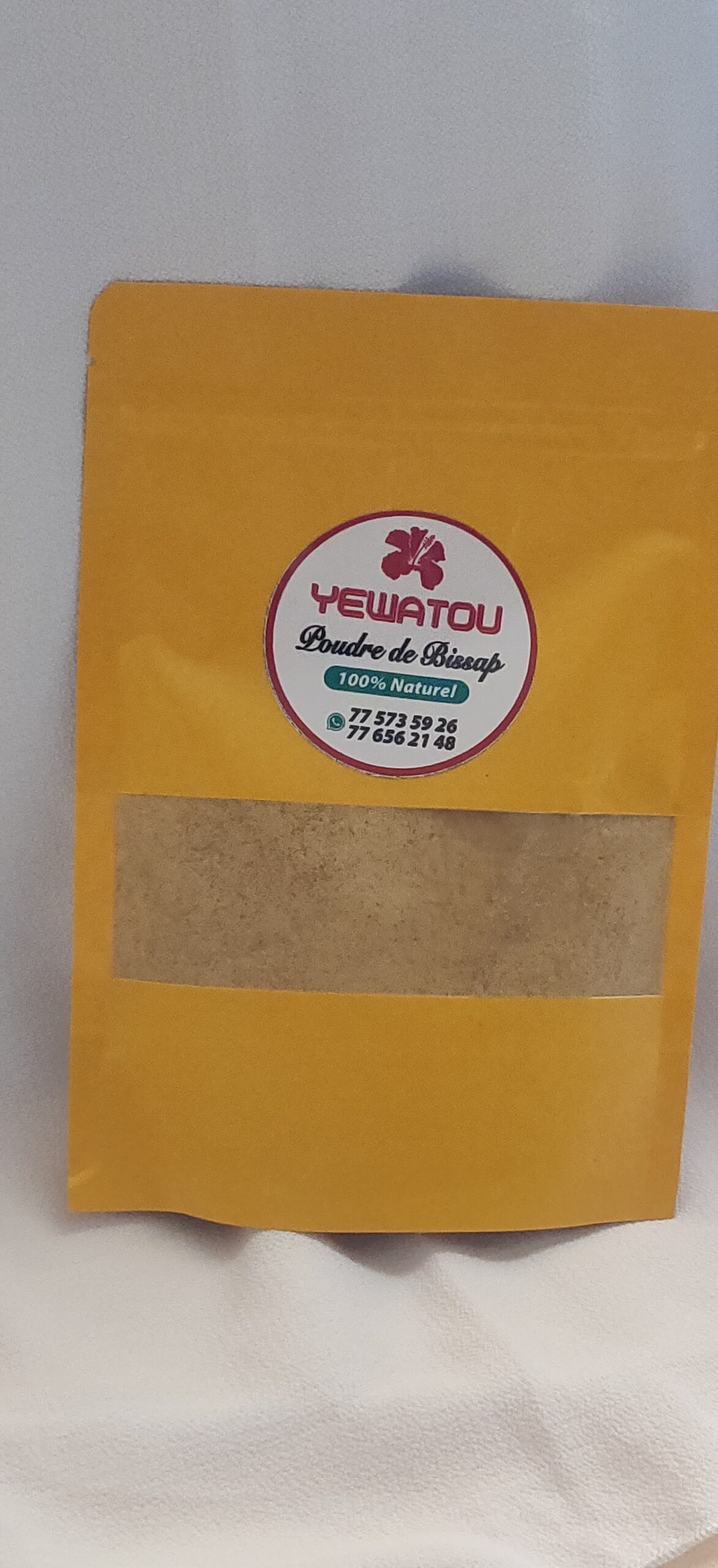 Poudre de bissap blanc