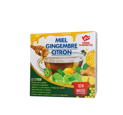 MIEL AU GINGEMBRE ET CITRON